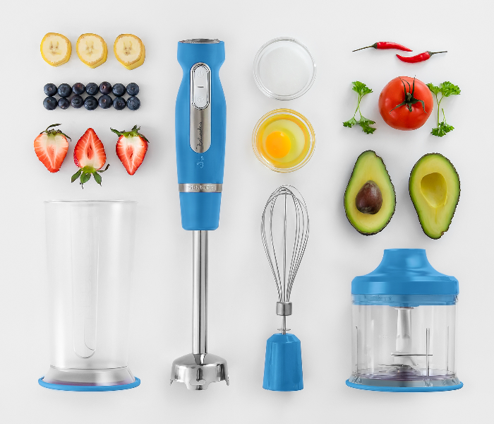 Sencor SHB 4462BL 1000W Hand Blender Set - Blue - Zoom Image 18