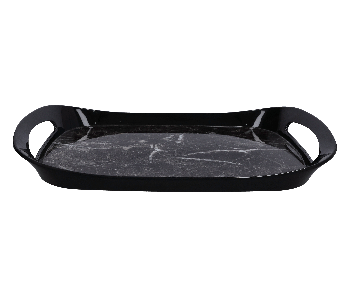 Delcasa DC1916 12.2cm Melamine Ware Tray with Handle - Black - Zoom Image 2