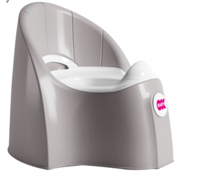 OKBaby 038891-20 Pasha Futuristic Potty - Grey - Zoom Image