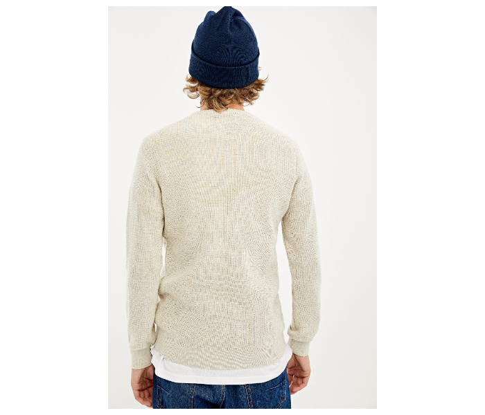 Springfield 003668441 XL Basic Winter Knitwear for Men - Light Grey - Zoom Image 2