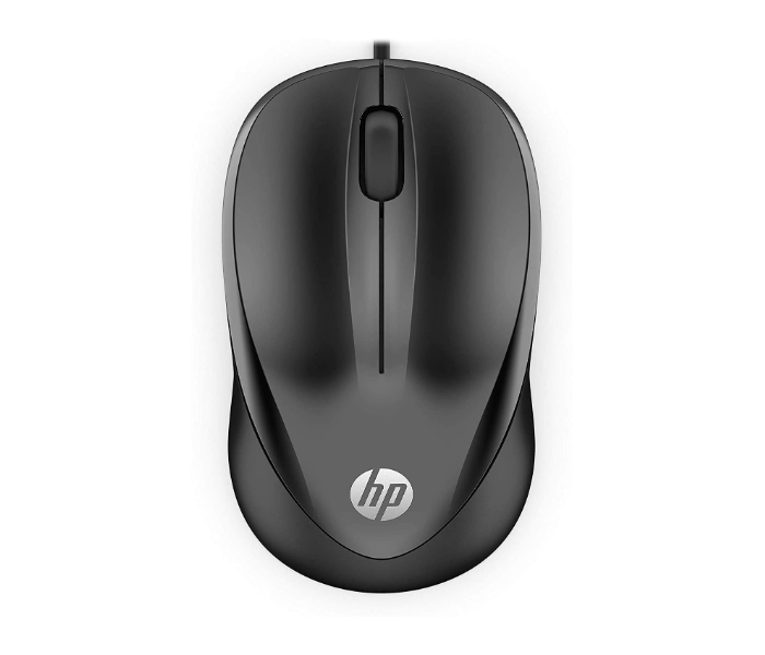 HP 4QM14AA 1000 Wired Mouse - Black - Zoom Image 1