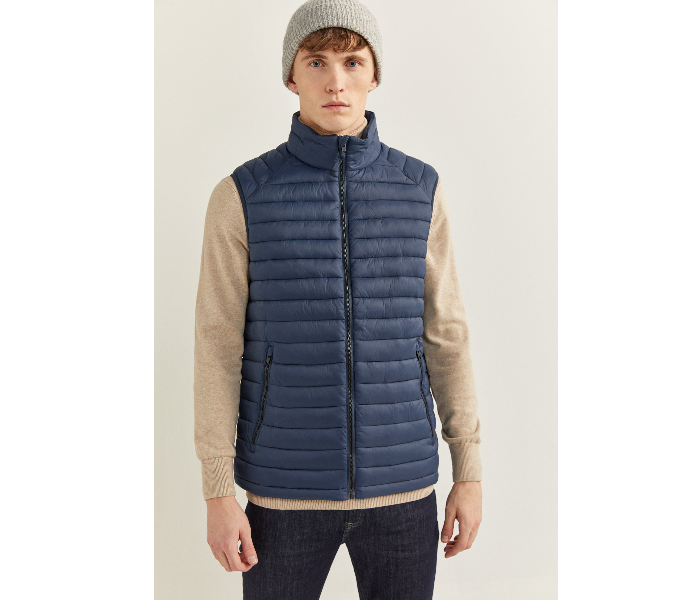 Springfield 095901412 Small Jacket for Men - Navy Blue - Zoom Image 3