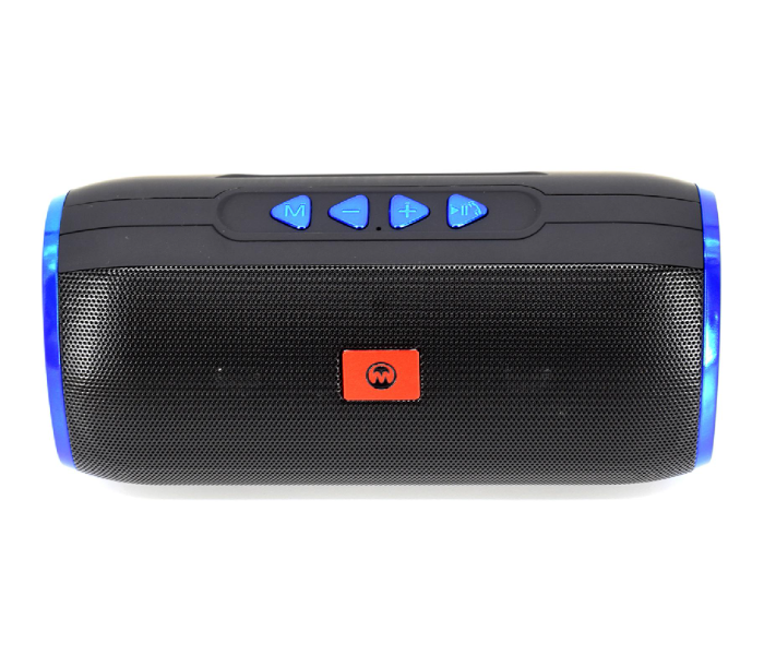 Microdigit MRS380T Mini Portable Bluetooth Speaker - Black and Blue - Zoom Image 2