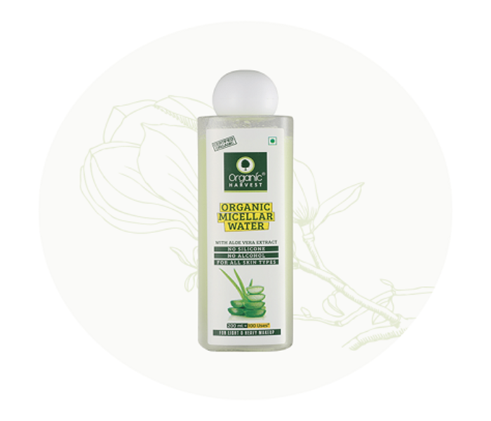 Organic Harvest 90 ml Organic Micellar Water with Aloe Vera Extract - Zoom Image 4