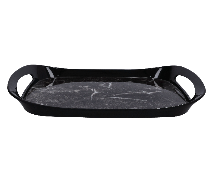 Delcasa DC1915 15.2cm Melamine Ware Tray with Handle - Black - Zoom Image 2