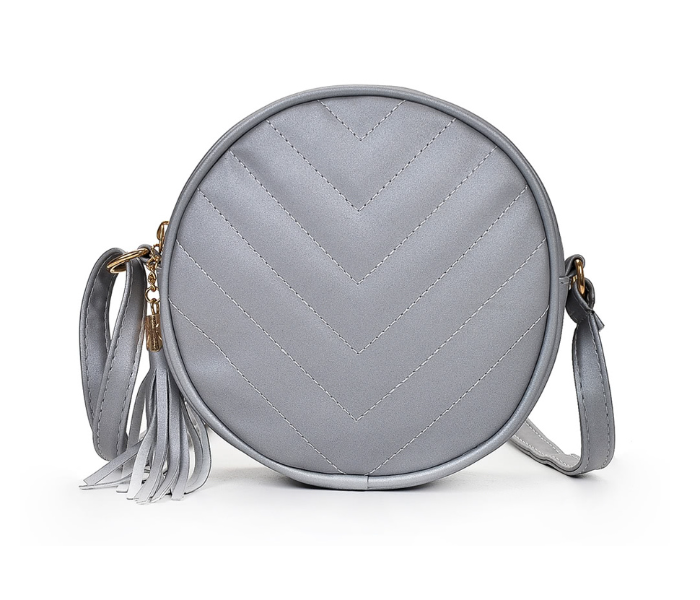 VW Trendz bag171014348 Small Crossbody Bag With Tassel - Grey - Zoom Image