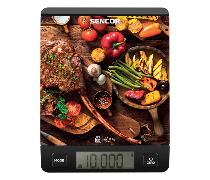 Sencor SKS 7001BK 10 kg Ultra Slim Kitchen Scale - Black - Zoom Image 6