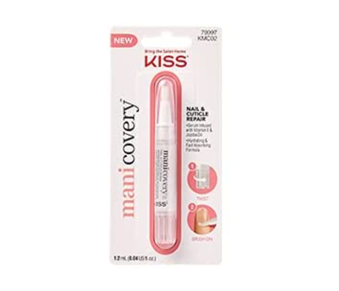 Kiss KSS107COS00219 Manicovery Nail and Cuticle Repair Pen - White - Zoom Image 1