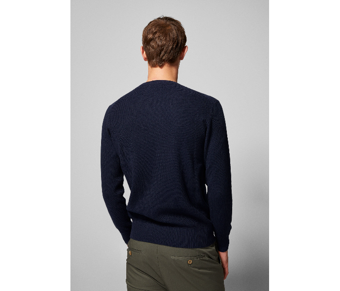 Springfield 003425811 XXL Basic Winter Knitwear for Men - Dark Blue - Zoom Image 2