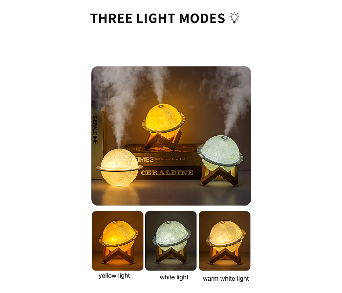 Planet Decoration Light LED Humidifier - Zoom Image 3