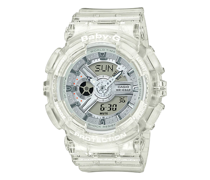 Casio Baby-G BA-110CR-7ADR Grey Dial Analog-Digital Watch - Transparent - Zoom Image 1