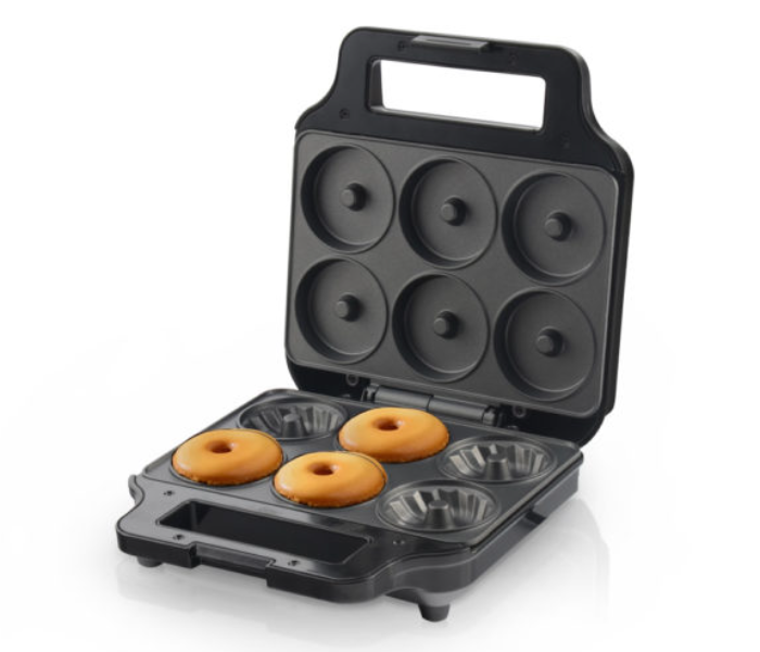 Saachi DM1563 900W 6 Pieces Donut Maker with Automatic Temperature Control - Black - Zoom Image 1