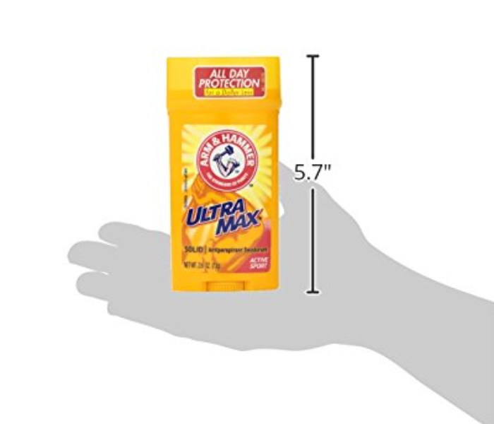 Arm and Hammer AH9744 73gm Ultra Max Active Sport Anti-Perspirant Deodorant - Zoom Image 2