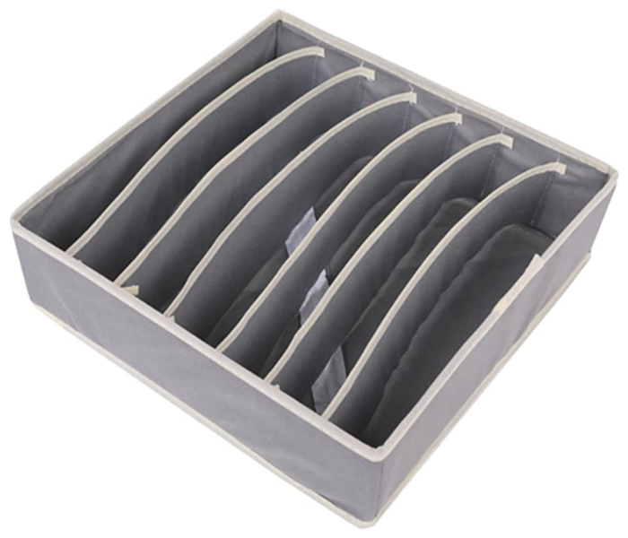 Drawer Closet Organizer Boxes For Underwear Scarfs Socks and Bra - Grey - Zoom Image 4