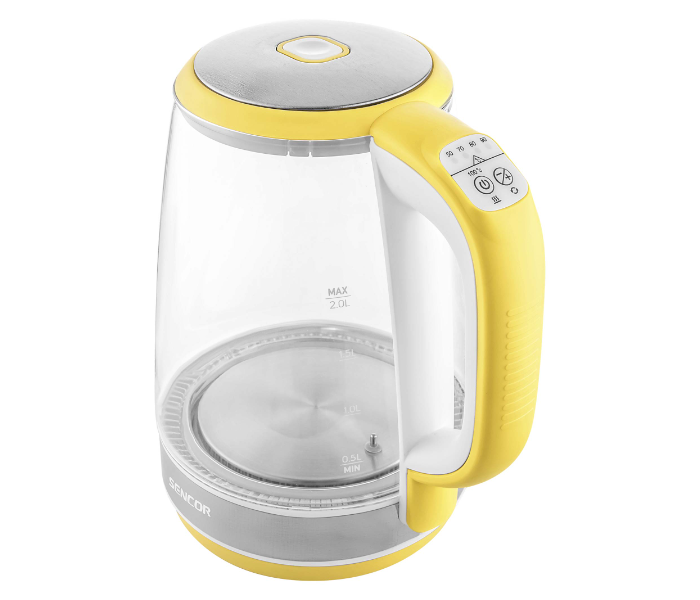 Sencor SWK 2196YL 2200W 2 Litre Glass Kettle - Yellow - Zoom Image 3