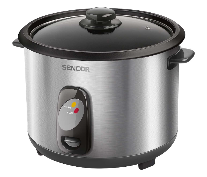 Sencor SRM 2800SS 1000W 2.8 Litre Stainless Steel Rice Cooker - Silver - Zoom Image 1