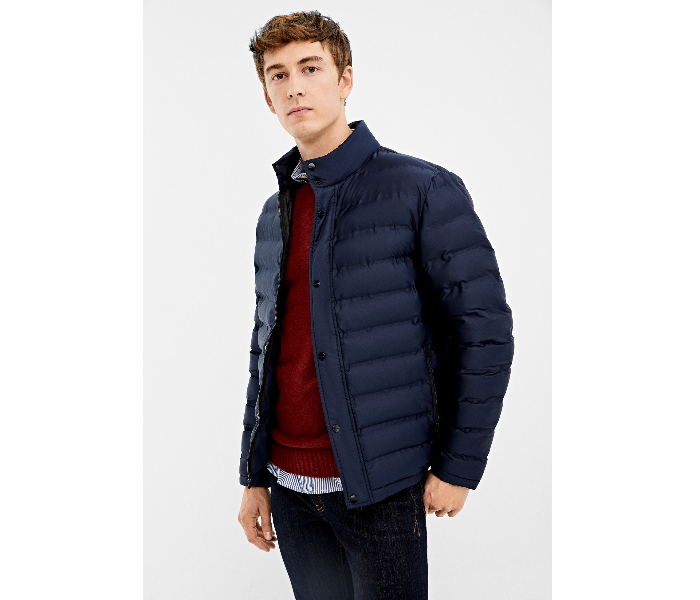 Springfield 095631711 Small Nylon Sports Jacket for Men - Dark Blue - Zoom Image 2