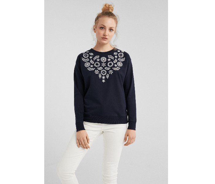 Springfield 108513116 Small Sweat Shirt for Women - Blue - Zoom Image 1