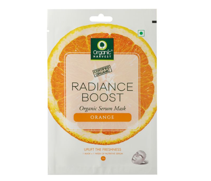 Organic Harvest 20 gm Orange Aroma Radiance Boost Serum Mask - Zoom Image 2