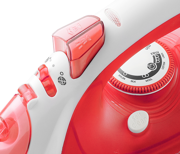 Sencor SSI 5420RD 2200W Steam Iron - White and Red - Zoom Image 5