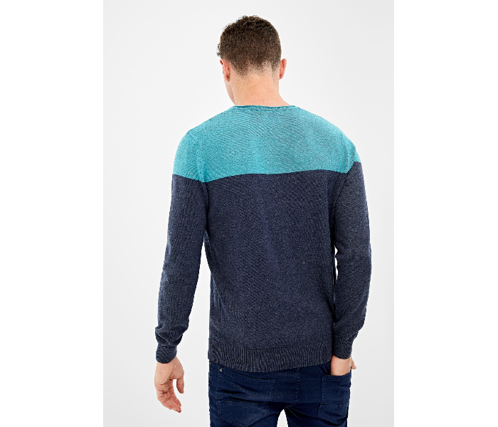 Springfield 006617685 XL Knitwear for Men - Blue and Teal - Zoom Image 3