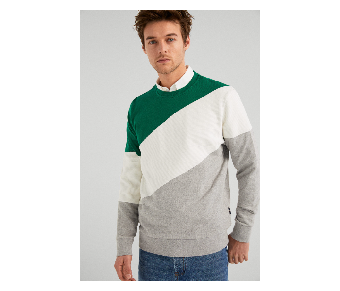 Springfield 009512522 Small Sweatshirt for Men - Green - Zoom Image 1