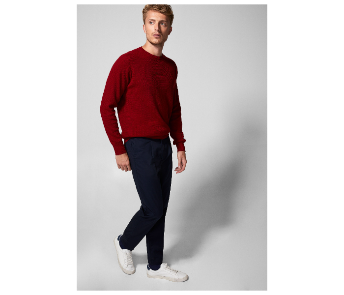 Springfield 003425860 XXL Basic Winter Knitwear for Men - Red - Zoom Image 2