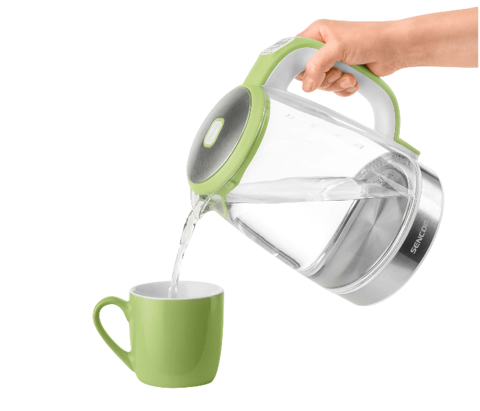 Sencor SWK 2197GG 2200W 2 Litre Glass Kettle - Green - Zoom Image 8