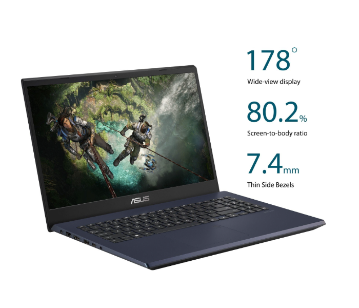 Asus Notebook F571GT-BQ928T 15.6 Inch FHD Intel Core i5-9300H Processor 8GB RAM 1TB HDD NVIDIA GeForce GTX 1650 GDDR5 4GB Graphics Windows 10 Home - Black - Zoom Image 2