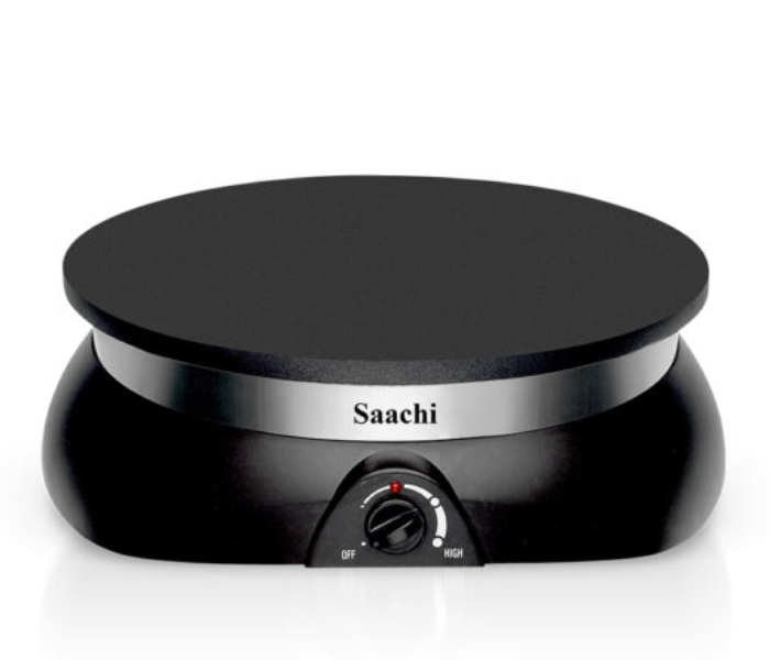 Saachi CM-1847 1250W 33cm Non Stick Rigag Maker - Black - Zoom Image 1