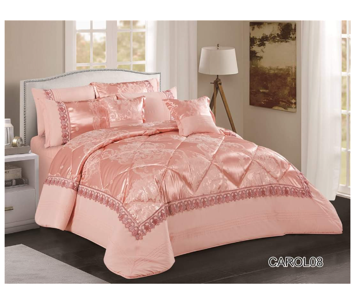 Stargold SG-CJL2002 Comforter Set Of 8 Pieces - Rosegold - Zoom Image