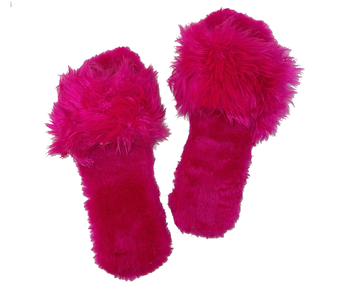 Casual LFO26 US 07 Daily Wear Soft Flat Home Slippers for Women - Dark Pink - Zoom Image