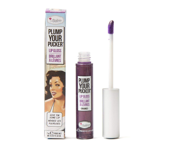 The Balm TBM107COS00055 Plump Your Pucker Enhance Lipgloss - Violet - Zoom Image 3