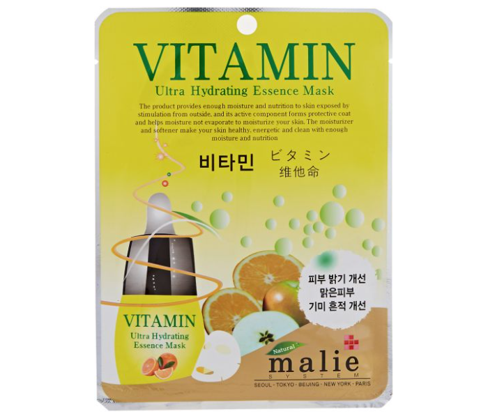 Malie Vitamin Ultra Hydrating Essence Face Sheet Mask - Zoom Image