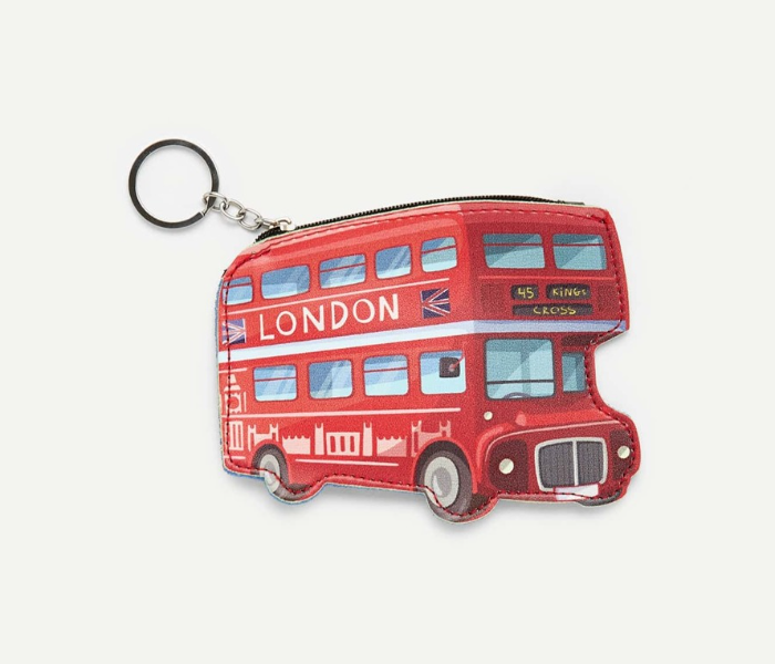 VW Trendz bag180201338 Mini Bus Shaped Coin Purse - Red - Zoom Image 1