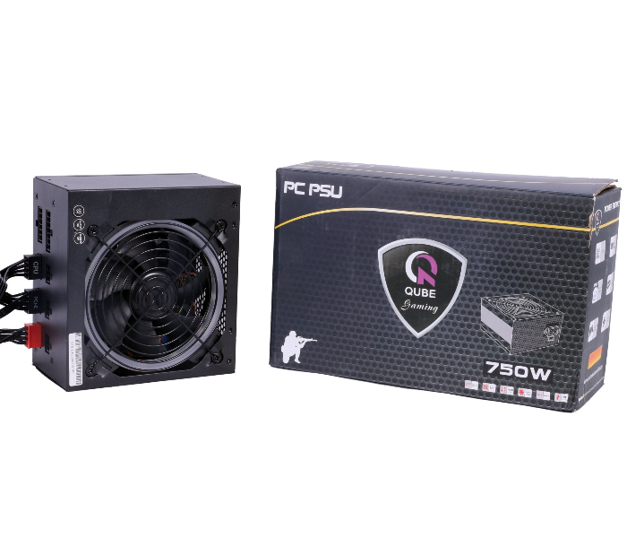 Qube QBLJ2006GP001 Gaming 750W 80 Plus Bronze Fully-Modular Power Supply - Zoom Image