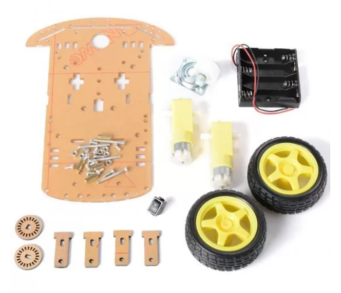 Arduino 2 Wheel Drive Robot Car Kit - Zoom Image 1