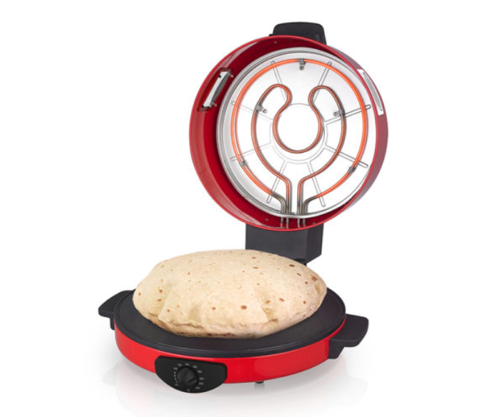 Saachi RM4980 2200W 40cm Non Stick Roti Maker - Red - Zoom Image 1