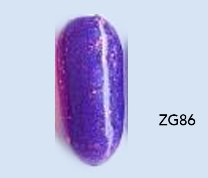 D Ellse ZG86 15ml Professional Glitter Gel Nail Polish - Violet - Zoom Image 2