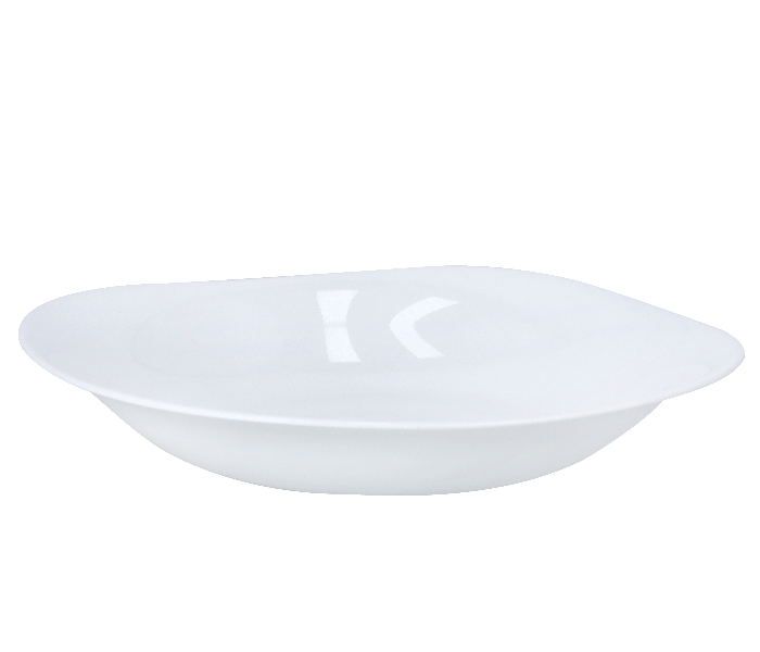 Delcasa DC1950 9 Inch Opalware Soup Plate - White - Zoom Image