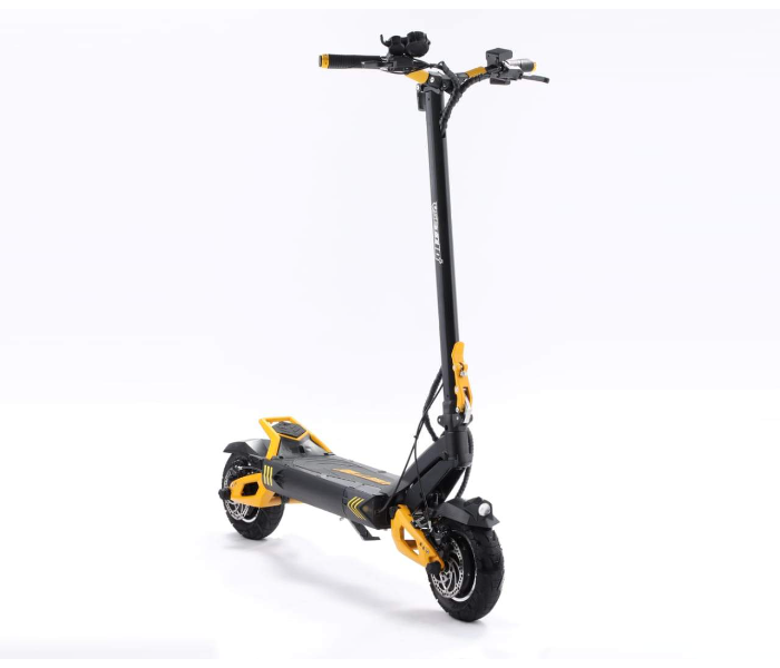 For All 2800W VSETT 10 Plus Foldable Electric Scooter - Black and Yellow - Zoom Image 1