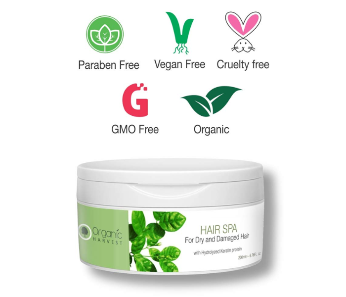 Organic Harvest 200 gm Hair Spa for Dry and Damage - Zoom Image 2