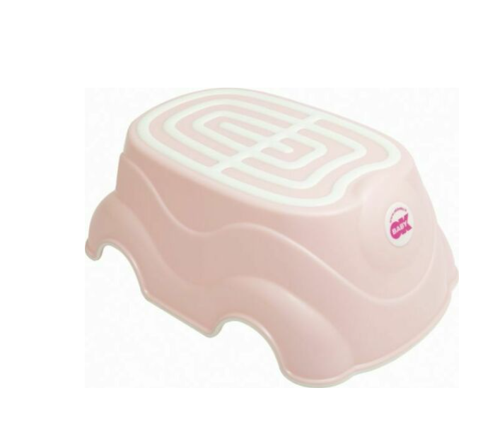 OKBaby 038820-54 Herbie Slip Proof Step Up Stool - Light Pink - Zoom Image