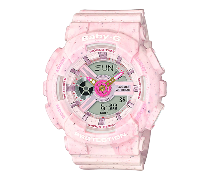 Casio Baby-G BA-110PI-4ADR Pink Dial Analog-Digital Watch For Women - Pink - Zoom Image 1