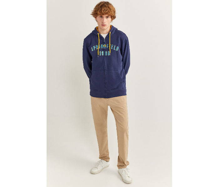 Springfield 009608313 XL Sweatshirt for Men - Medium Blue - Zoom Image 2