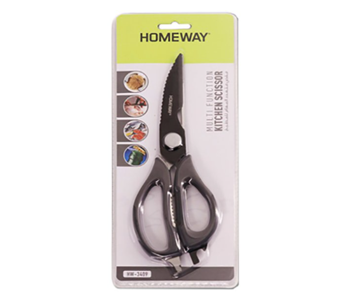 Homeway HW-3409 Kitchen Scissor - Black - Zoom Image