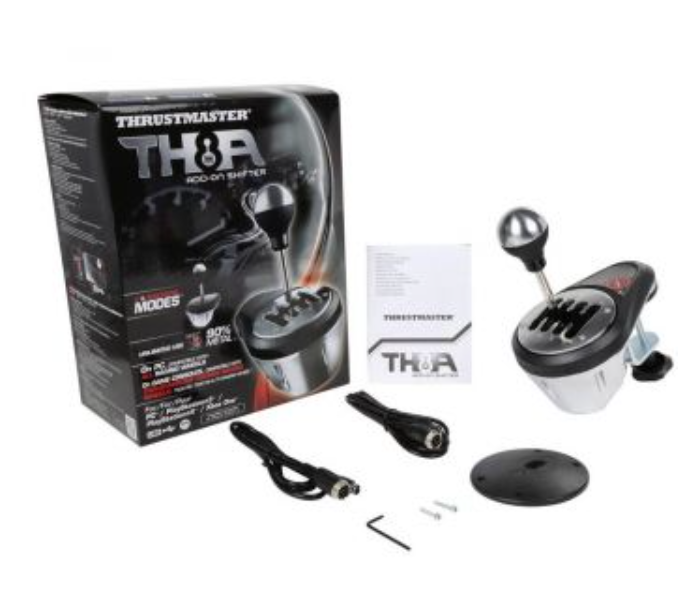 Thrustmaster TH8A Add-On Shifter, 360° Adjustable Clamping System