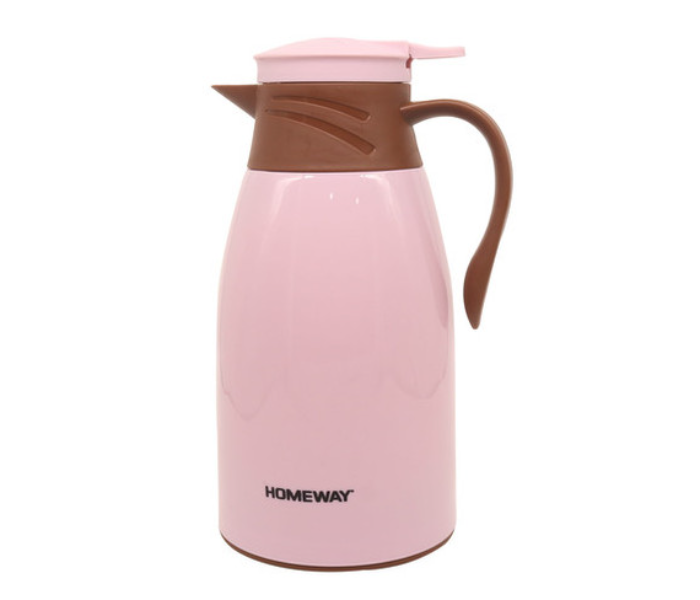 Homeway HW3443 1.6 Litre Plastic Body Vacuum Flask - Pink - Zoom Image