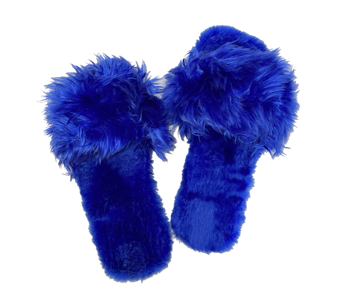 Casual LFO26 US 08 Daily Wear Soft Flat Home Slippers for Women - Blue - Zoom Image