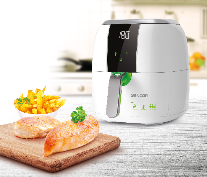 Sencor SFR 5320WH 1400W 3 Litre Air Fryer - White(duplicate) - Zoom Image 6